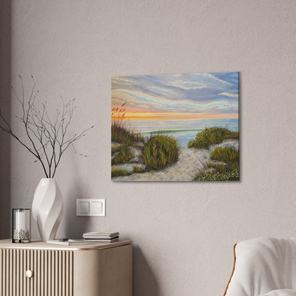 Cape Cod Beach - Stretched Canvas Print