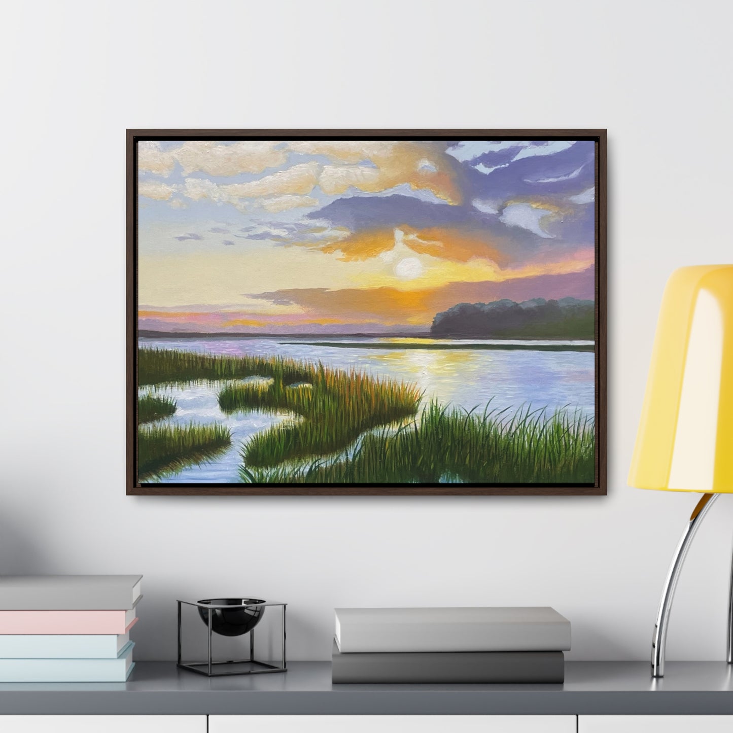 Salisbury Marsh - Framed Canvas