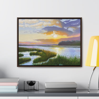 Salisbury Marsh - Framed Canvas