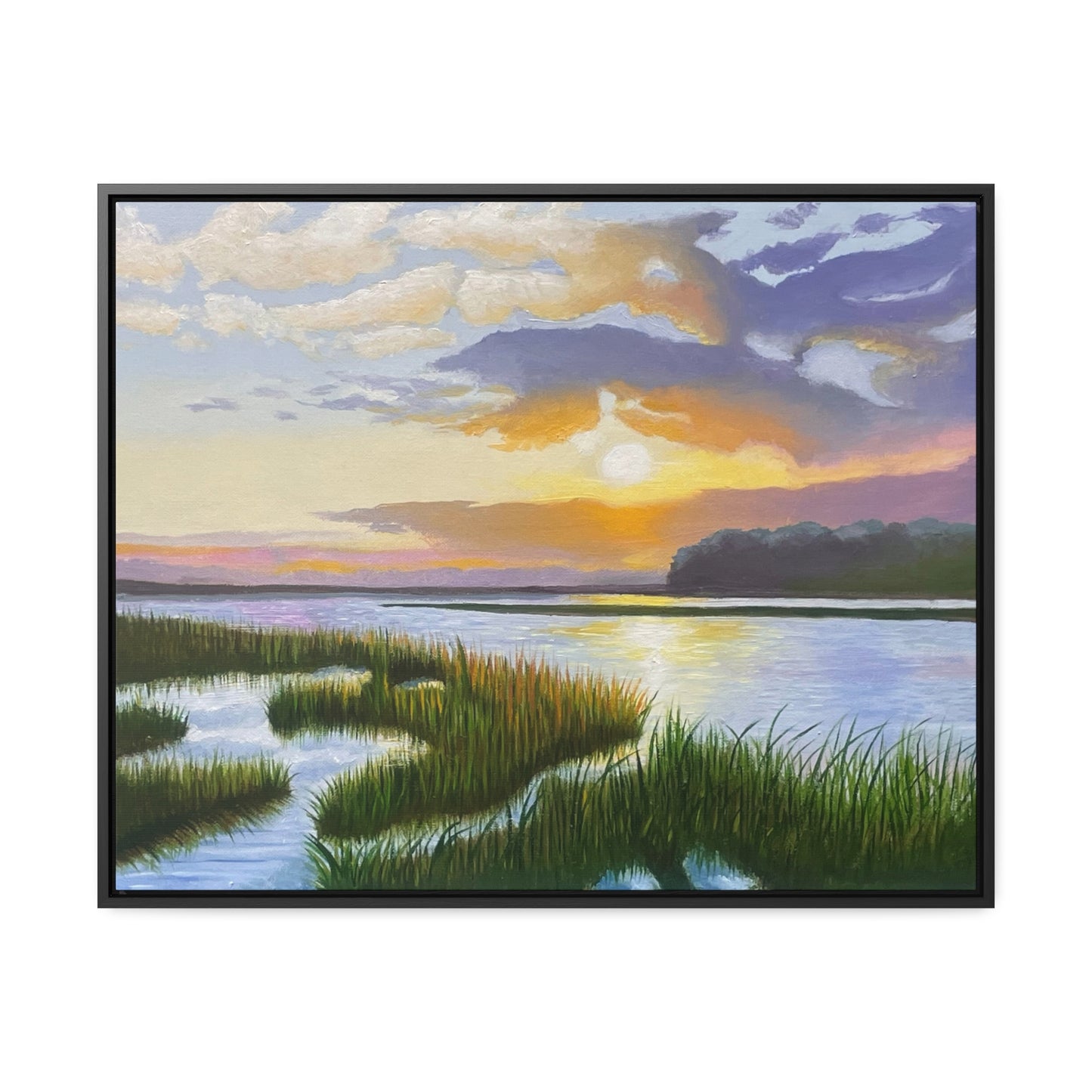 Salisbury Marsh - Framed Canvas