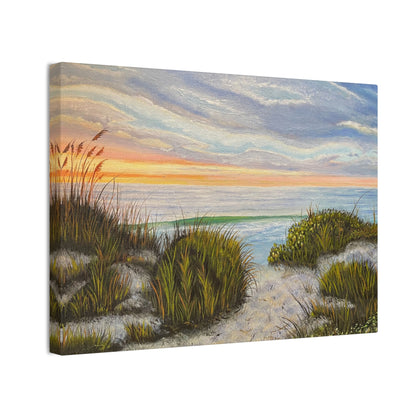 Cape Cod Beach - Stretched Canvas Print