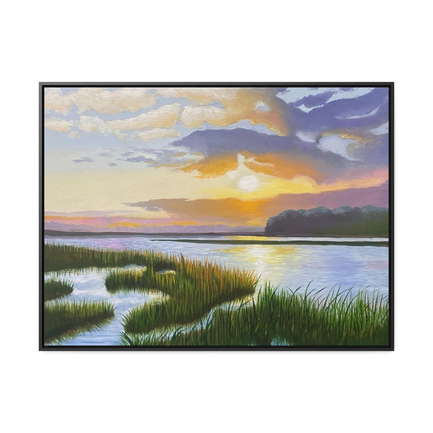 Salisbury Marsh - Framed Canvas