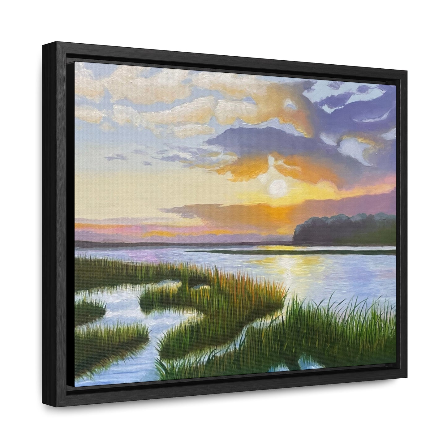 Salisbury Marsh - Framed Canvas