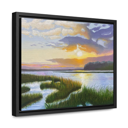 Salisbury Marsh - Framed Canvas