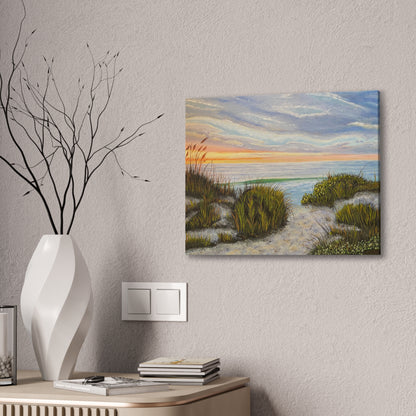 Cape Cod Beach - Stretched Canvas Print