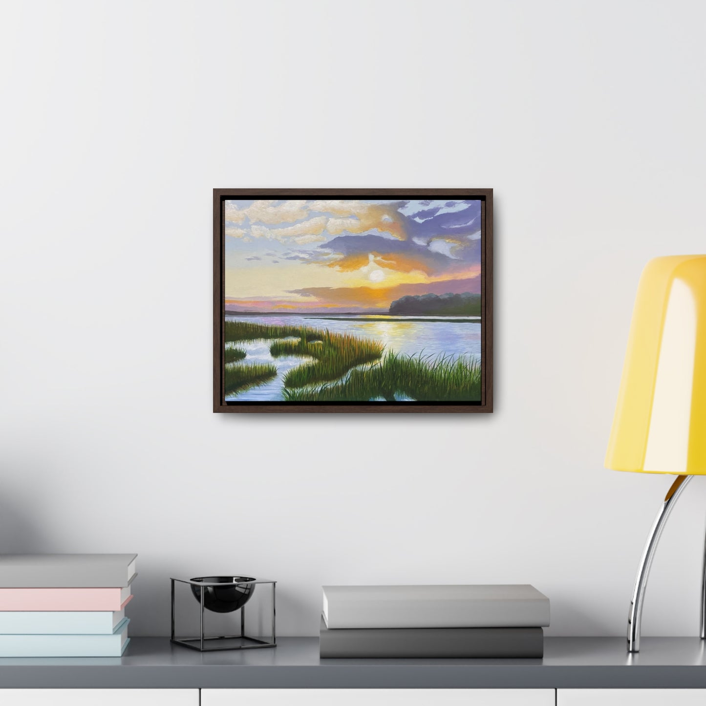 Salisbury Marsh - Framed Canvas