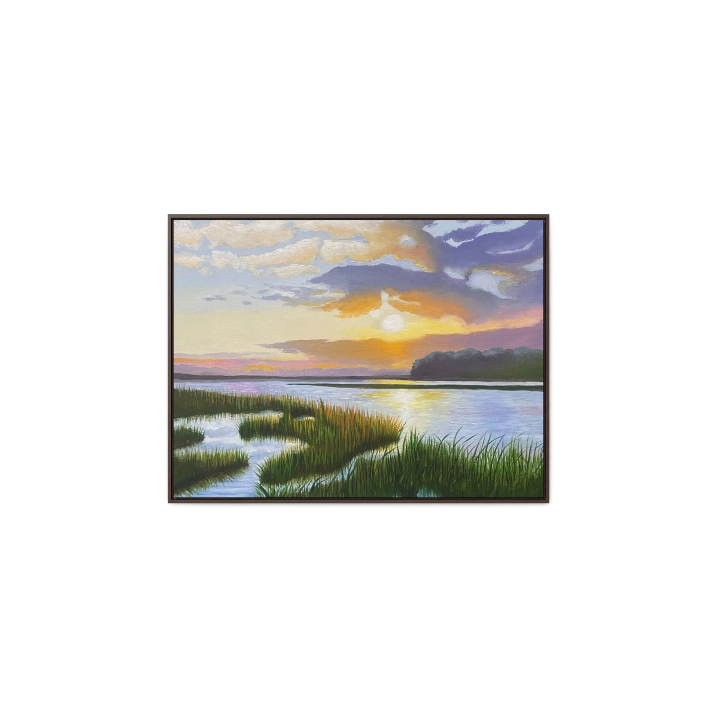 Salisbury Marsh - Framed Canvas