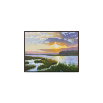 Salisbury Marsh - Framed Canvas