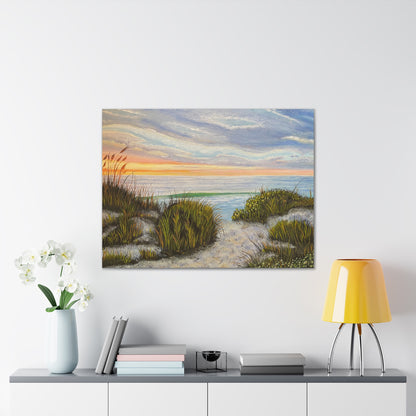 Cape Cod Beach - Stretched Canvas Print