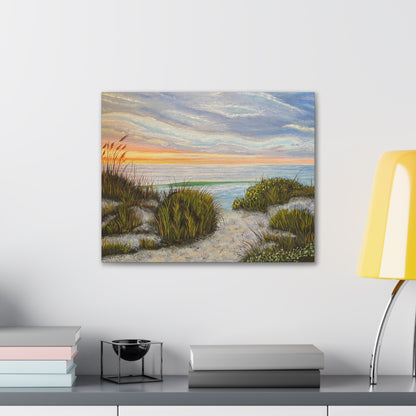 Cape Cod Beach - Stretched Canvas Print