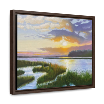 Salisbury Marsh - Framed Canvas