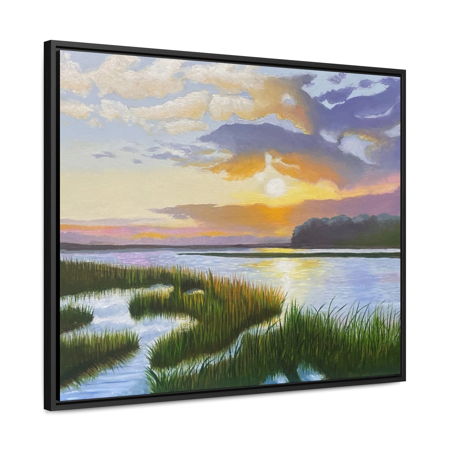 Salisbury Marsh - Framed Canvas