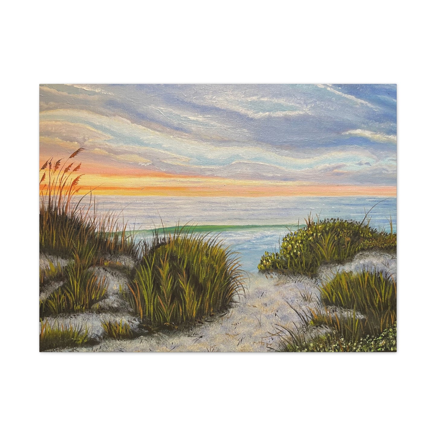Cape Cod Beach - Stretched Canvas Print